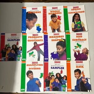 ETA Versa Tiles hand2mind  Math Level 3 10 Books & Teacher Guide tiles included